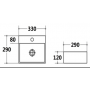 PW3329 Wall Hung or Above Basin